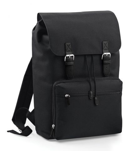 BagBase Vintage Laptop Backpack Black/black ONE (BG613 BK/BK ONE)