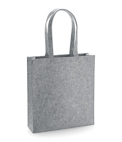 BagBase Felt Tote Bag Grey melange ONE (BG723 GME ONE)