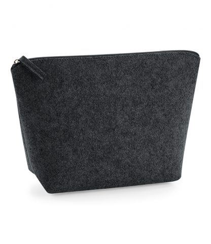 BagBase Felt Accessory Bag Charcoal melange M (BG724 CME M)