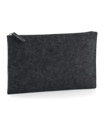 BagBase Felt Accessory Pouch Charcoal melange ONE (BG725 CME ONE)
