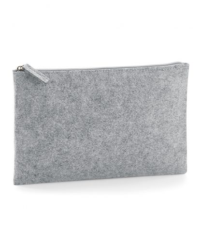 BagBase Felt Accessory Pouch Grey melange ONE (BG725 GME ONE)