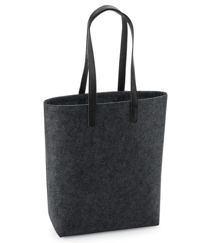 Bagbase Premium Felt Tote Charcoal mel./blk ONE (BG738 CME/B ONE)