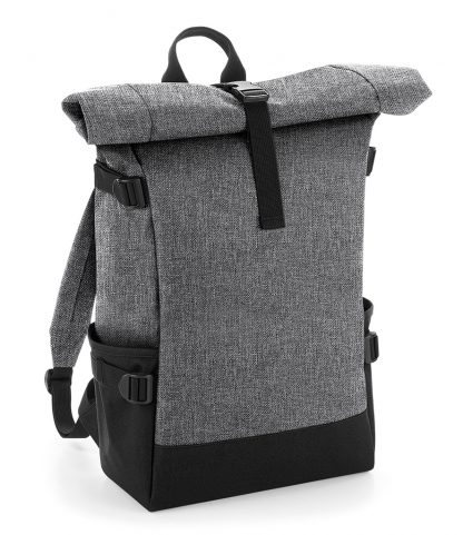 BagBase Block R-T Backpack Grey marl/black ONE (BG858 GM/BK ONE)