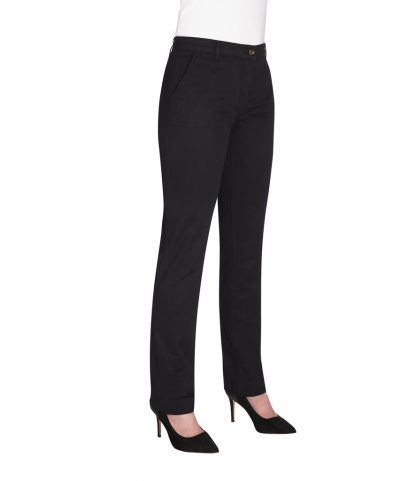 Brook Tav. Lds Houston S/F Chino Trs Black 20/L (BK502 BLK 20/L)