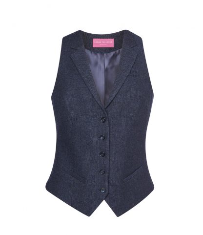 Brook Tav. Lds Nashville Waistcoat Navy herringbone XL (BK521 NVH XL)