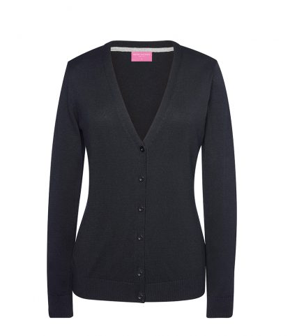 Brook Tav. Lds Augusta V Nk Cardigan Black XL (BK554 BLK XL)