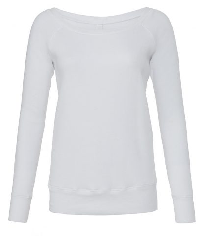 Bella Slouchy Sweatshirt White XL (BL7501 WHI XL)
