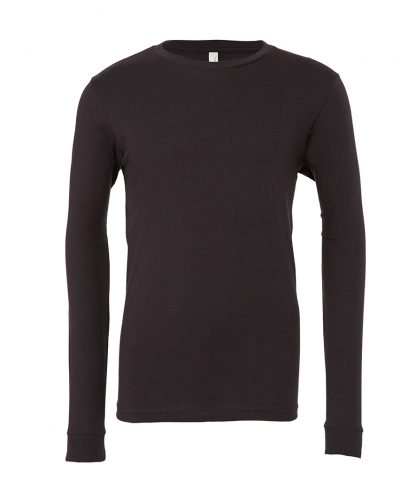 Canvas Unisex Jersey L/S T Dark grey solid XXL (CV3501 DGS XXL)