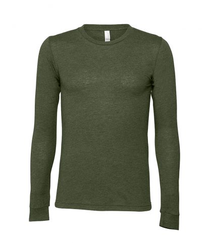 Canvas Unisex Jersey L/S T Military Green XXL (CV3501 MGR XXL)