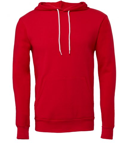 Canvas Unisex Hoodie Red XXL (CV3719 RED XXL)
