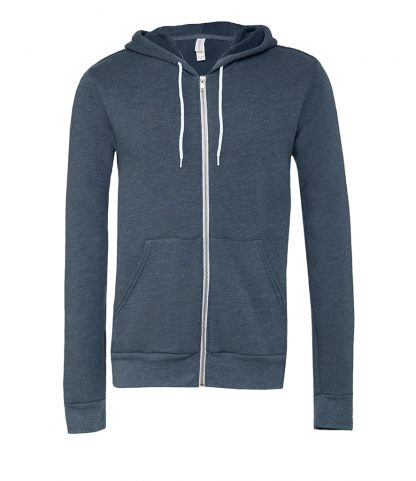 Canvas Unisex Hoodie Jacket Heather navy XXL (CV3739 HNY XXL)