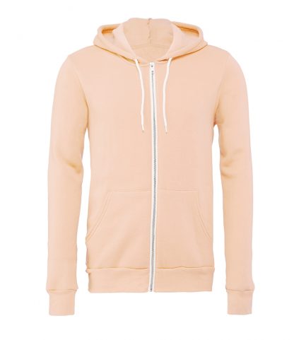 Canvas Unisex Hoodie Jacket Peach XXL (CV3739 PCH XXL)