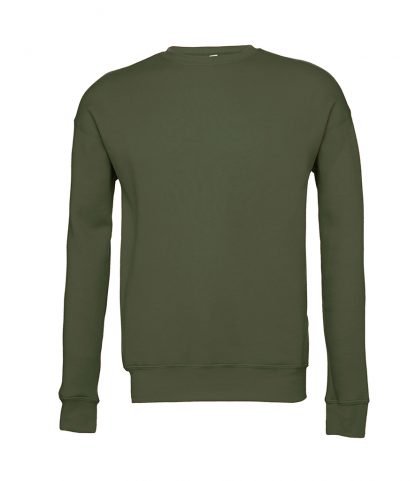 Canvas Uni. Drop Shoulder Sweat Military Green XXL (CV3945 MGR XXL)