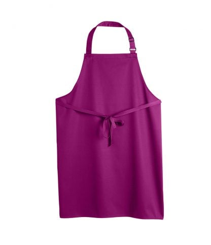 Dennys Polyester Bib Apron Berry ONE (DE100 BER ONE)