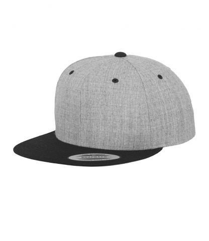 Flexfit 2-Tone Classic Snapback Cap Heather/black ONE (F6089MT HE/BK ONE)