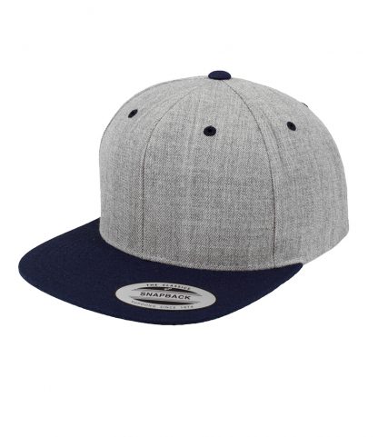 Flexfit 2-Tone Classic Snapback Cap Heather/navy ONE (F6089MT HE/NV ONE)