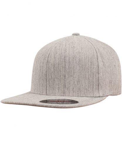Flexfit Flat Visor Cap Heather grey L/XL (F6277FV HEA L/XL)