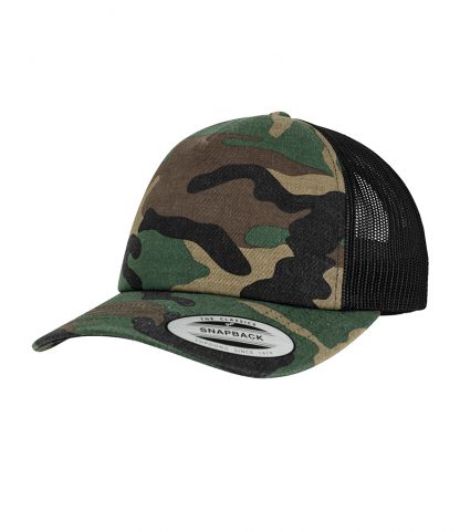 Flexfit Classic Trucker Camo Cap Wood camo/black ONE (F6606C WC/BK ONE)