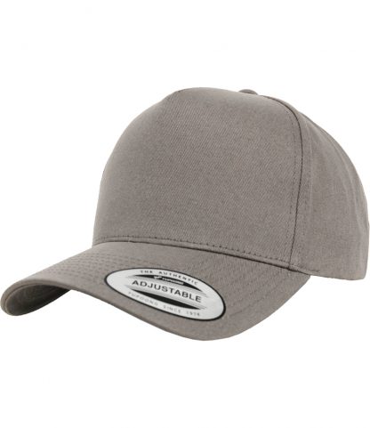 Flexfit 5 Pan. Curved Classic Snapback Cap Grey ONE (F7707 GRE ONE)