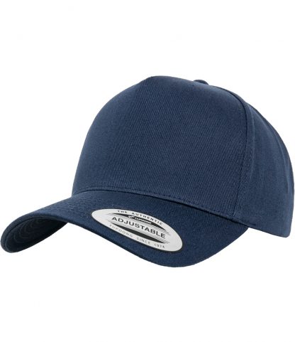 Flexfit 5 Pan. Curved Classic Snapback Cap Navy ONE (F7707 NAV ONE)