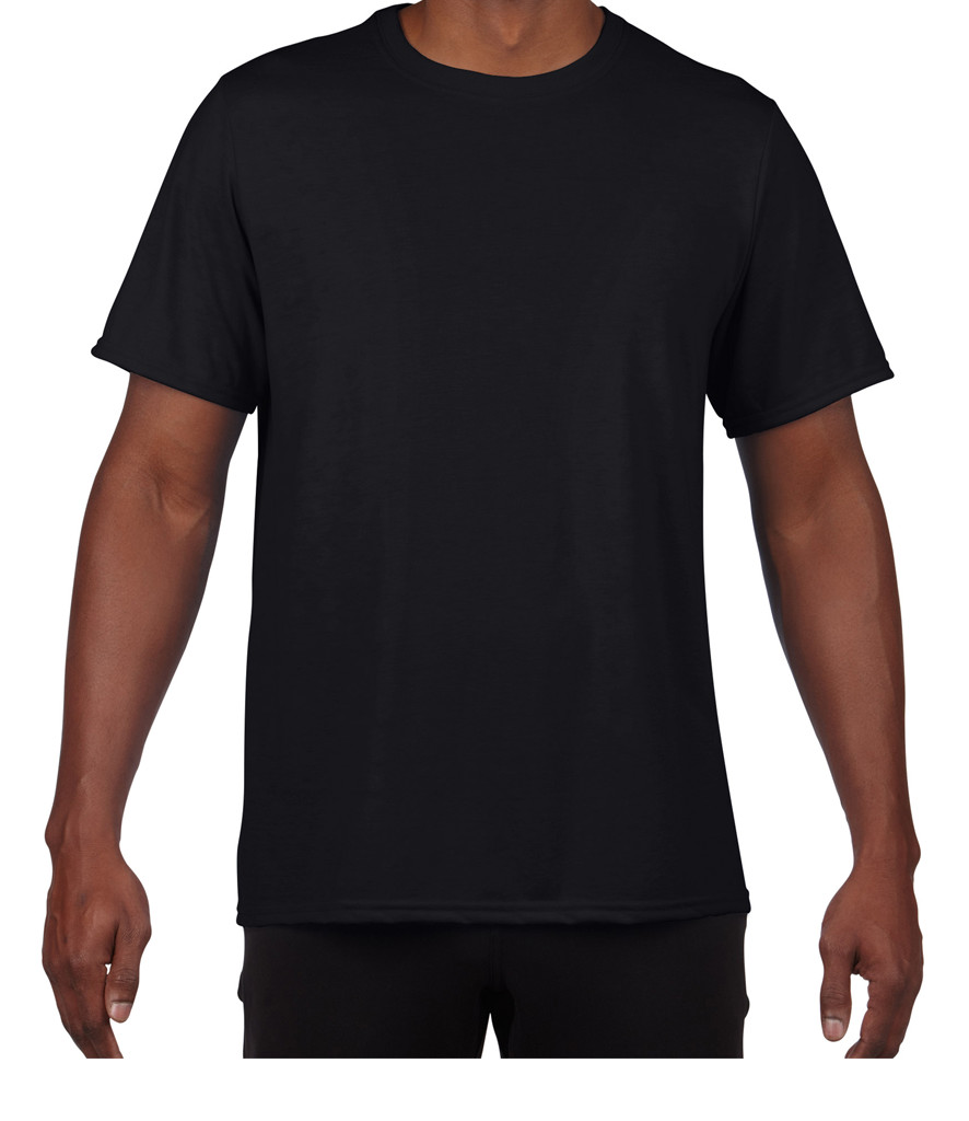 plain black gildan t shirt