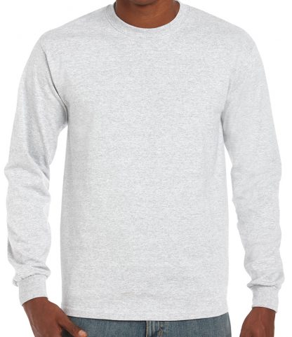 Gildan Ultra Cotton L/S T Ash XXL (GD14 ASH XXL)