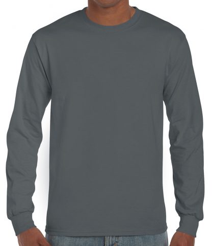 Gildan Ultra Cotton L/S T Charcoal XXL (GD14 CHA XXL)