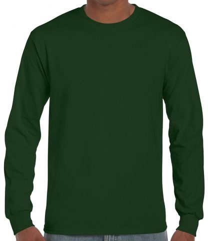 Gildan Ultra Cotton L/S T Forest green XXL (GD14 FOR XXL)