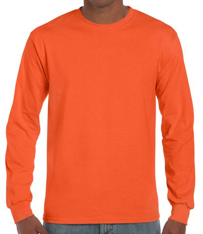 Gildan Ultra Cotton L/S T Orange XXL (GD14 ORA XXL)