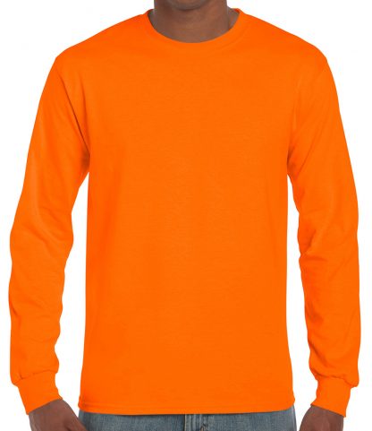 Gildan Ultra Cotton L/S T Safety Orange XXL (GD14 SYO XXL)