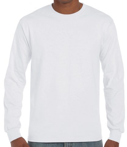 Gildan Ultra Cotton L/S T White XXL (GD14 WHI XXL)