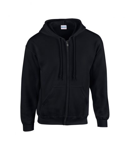 Gildan Hvy Blend Zip Hood. Swt Black 5XL (GD58 BLK 5XL)