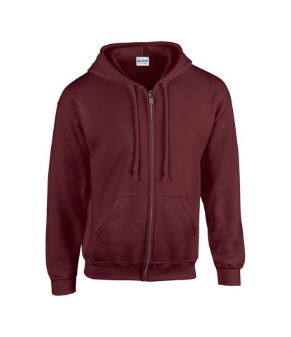 Gildan Hvy Blend Zip Hood. Swt Maroon XXL (GD58 MAR XXL)