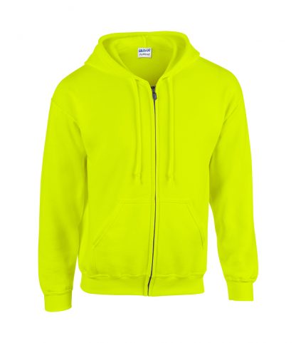 Gildan Hvy Blend Zip Hood. Swt Safety Green XXL (GD58 SYG XXL)