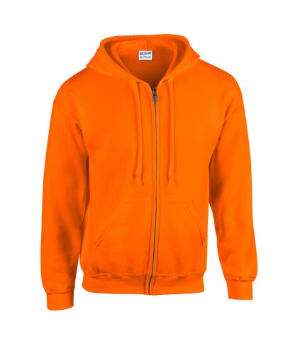 Gildan Hvy Blend Zip Hood. Swt Safety Orange XXL (GD58 SYO XXL)