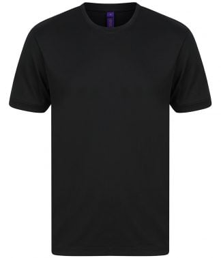 Henbury Hi Cool Performance T-Shirt Black 4XL (H024 BLK 4XL)