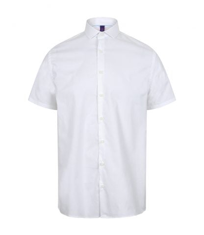 Henbury S/S Stretch Shirt White 4XL (H537 WHI 4XL)