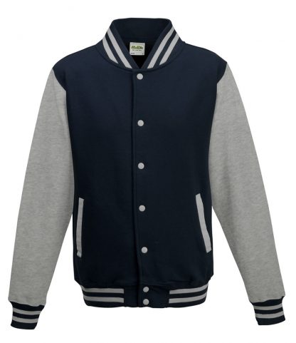 AWDis Varsity Jacket Ox. navy/heather XXL (JH043 OX/HE XXL)