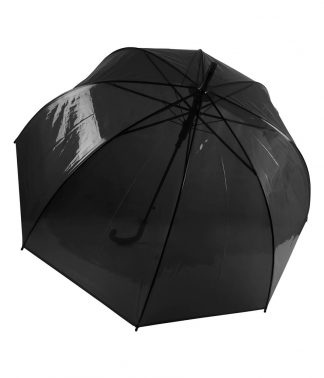 Kimood Transparent Umbrella Black ONE (KI2024 BLK ONE)