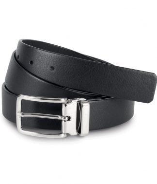 K-UP Classic Leather Belt 30mm Black ONE (KP807 BLK ONE)