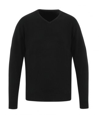 Premier Essential Acrylic V Nk Sweater Black 5XL (PR400 BLK 5XL)