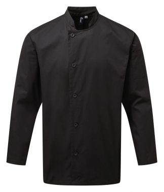 Premier Essential L/S Chef Jacket Black 4XL (PR901 BLK 4XL)