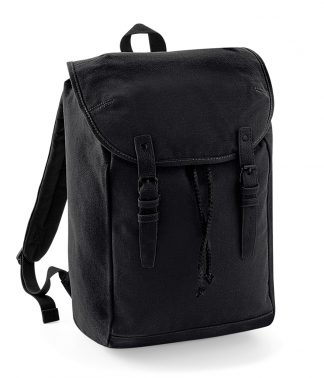 Quadra Vintage Rucksack Black/black ONE (QD615 BK/BK ONE)