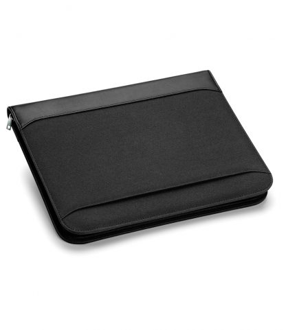 Quadra Burbank Zipper Portfolio Black ONE (QD802 BLK ONE)