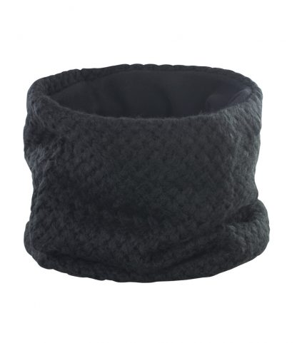 Result Braided Neck Warmer Black ONE (RC377 BLK ONE)