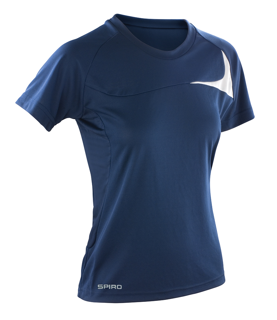 Spiro Ladies Dash Training Shirt - Top Embroidery