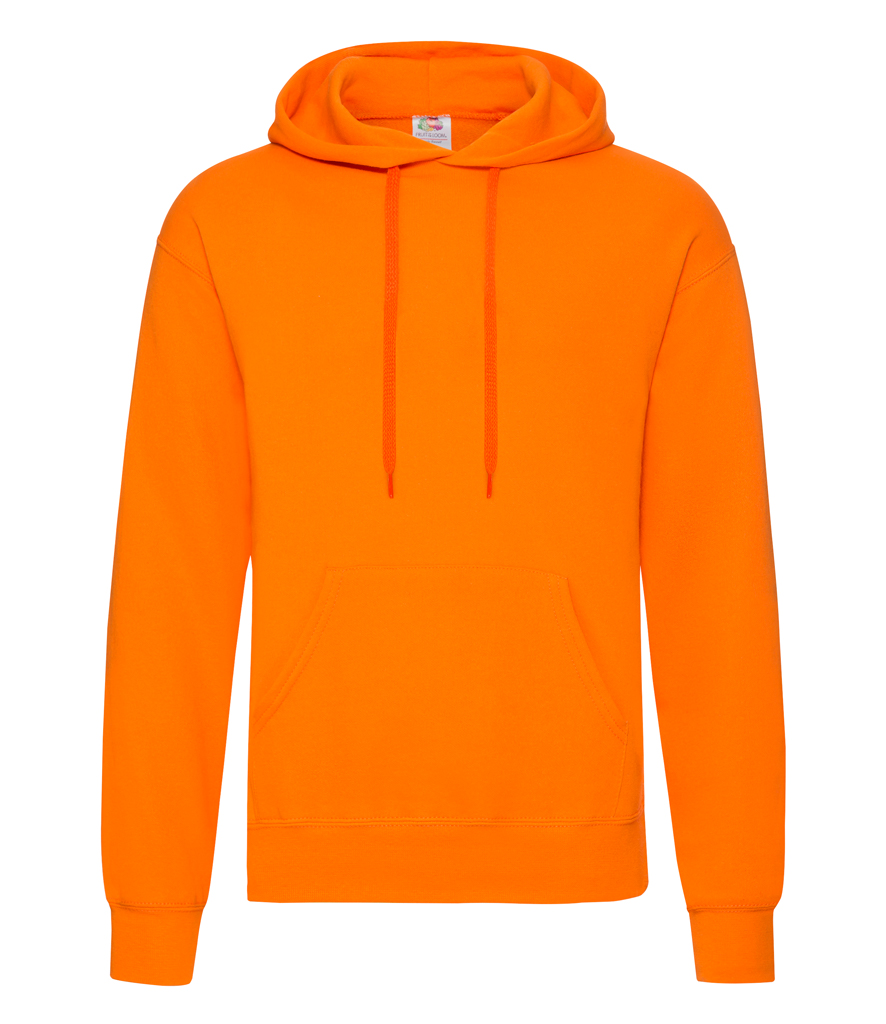 Fruit of the Loom Classic Hooded Sweatshirt - Top Embroidery