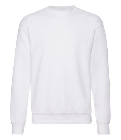 Fruit Loom Set-In Sweatshirt White 4XL (SS9 WHI 4XL)