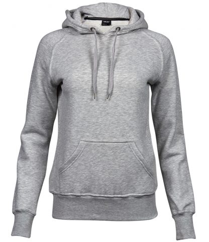 Tee Jays Lds Hooded Sweatshirt Heather grey XXL (T5431 HEA XXL)