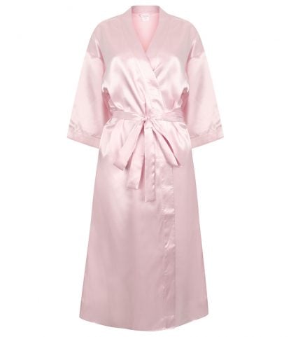 Towel City Ladies Satin Robe Light Pink XL/XXL (TC54 LPI XL/XXL)